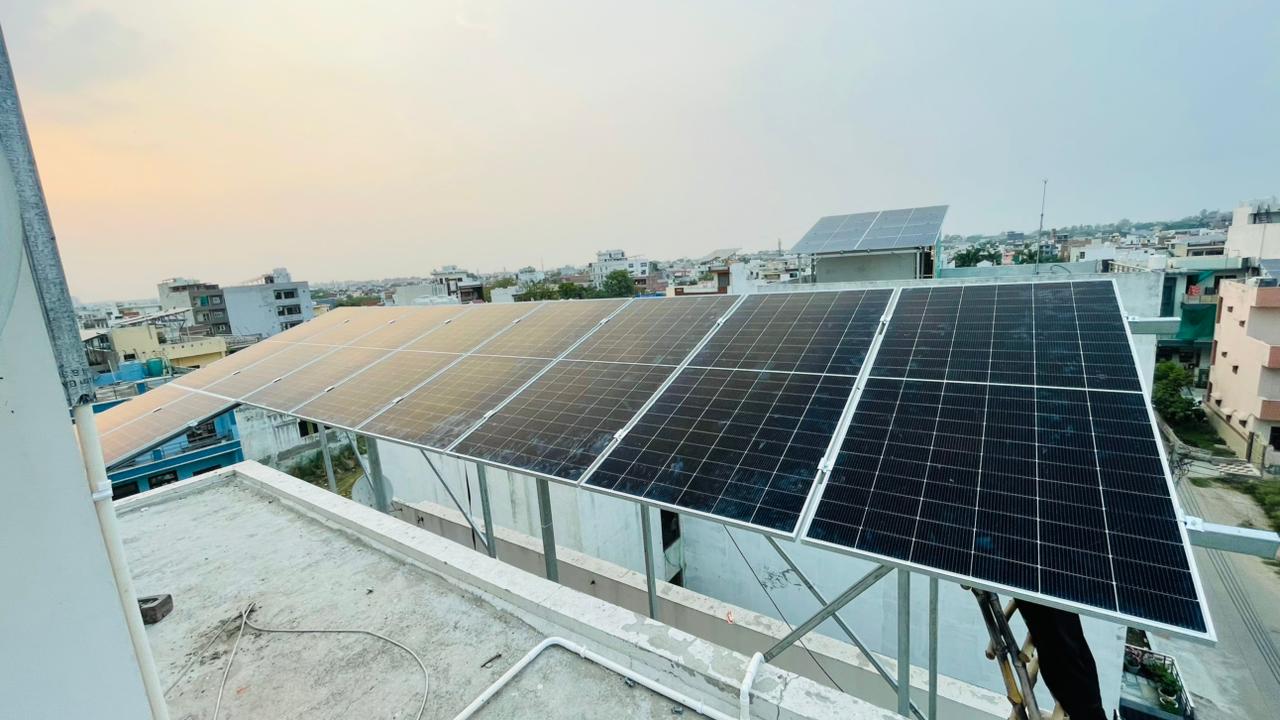 Terrace Mount Array — Jaipur