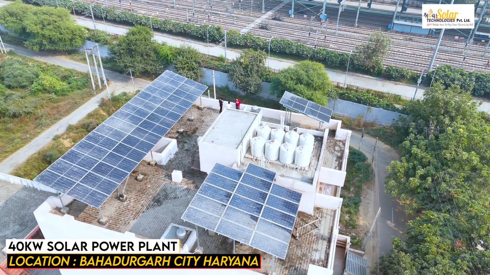 40 kW Solar Plant — Bahadurgarh City