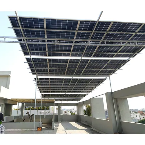 Solar installation serving a commercial property